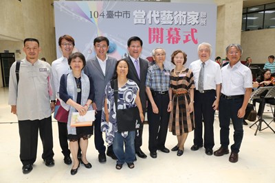 當代藝術家聯展開幕 林市長:市府將投更多資源 讓更多作品為人所知