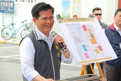 視察豐原大道自行車道工程 林市長:打造百里環城自行車道 與既有大型鐵馬道串連