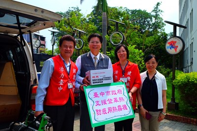 防堵登革熱 中市府派員前往台南支援防疫工作