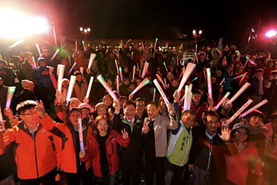台中市全台唯一四地同步跨年 林市長:市長要走到人民最需要的地方!