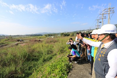 林市長視察東豐快第四標工程 預計106年10月底完工