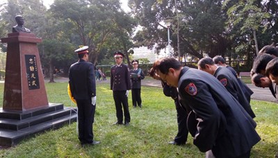 119消防節 消防局長率員悼念殉職消防暨義消人員