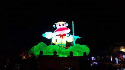 清水港區藝術中心燈區元宵晚會登場 猜燈謎與民眾同樂