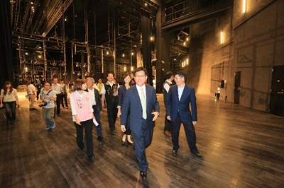 視察台中國家歌劇院 林市長:務必完美 如期點交文化部