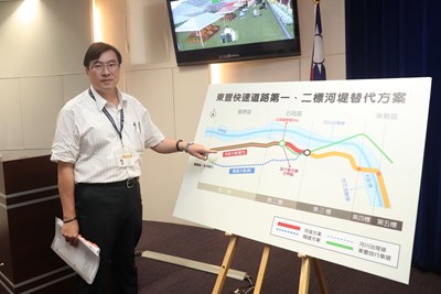 中市府提東豐快河堤替代方案 不打隧道、省錢、省時三優勢