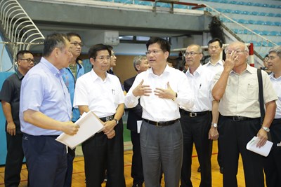 會勘東亞青奧賽事場地 林市長:結合中央地方力量辦好比賽
