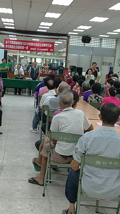 提升長者生活品質 農業局辦南屯高齡生活輔導班