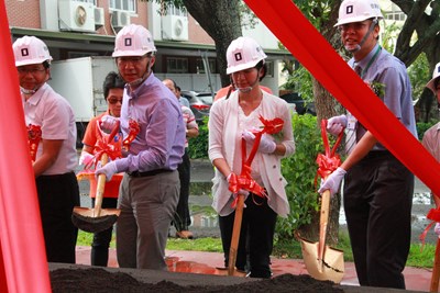 翁子國小老舊校舍重建動土 林副市長:持續爭取經費加速校園建築整建