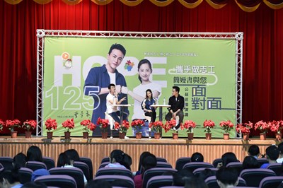 台中年度志工大使簡嫚書 號召母校學弟妹一起當志工
