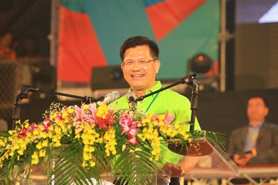 105年全民運動會開幕 副總統為選手加油打氣