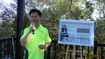 林市長視察大坑5號步道黑松亭 修復受損設施