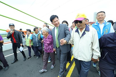 中市溪尾大橋通車 林市長:縮短城鄉差距、促進區域均衡發展