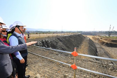 林市長視察中科南向聯外道路工程 為2018台中世界花博暖身