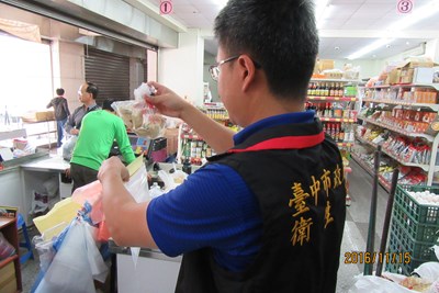 中市衛生局公布校園團膳抽驗結果