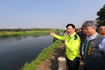 筏子溪水岸廊道年底完工 林市長:打造世界級迎賓河