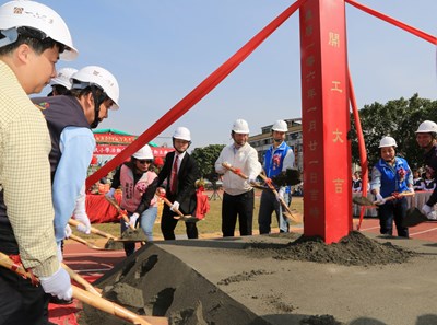 后里國小活動中心動土 林市長:提供市民共享的優質環境
