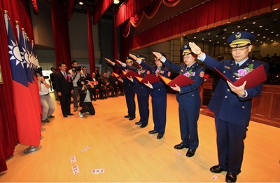 中市警局分局長、大隊長交接布達 林市長:治安注入更大能量