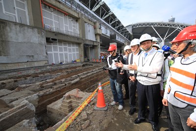 台中火車站發現日治時期遺構 林市長:「三代同堂」原地保留