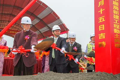 中市精機二期園區標準廠房動土 林市長:築巢引鳳 打造良好投資環境