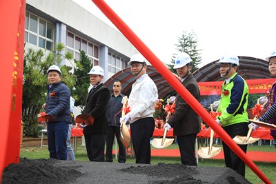 北勢國小新校舍開工動土 林市長:城堡般綠建築 提供更優質學習環境