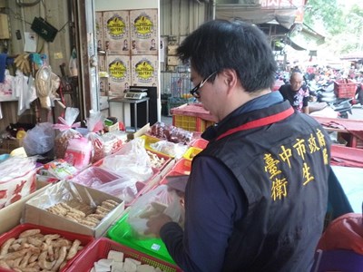 中市衛生局抽驗清明節食品 豆干、麵腸不合格已要求下架不得販售