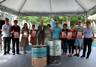 綠動循環做環保 草悟道大型廢棄物巨型裝置藝術「Can-do」吸睛