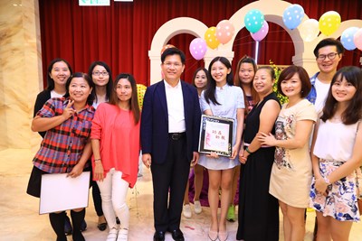表揚優良幼教人員 林市長親頒獎感謝無私奉獻付出