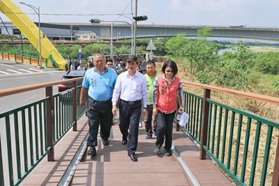 乾溪二期自行車道視察 林市長:四面向打造台中自行車城市
