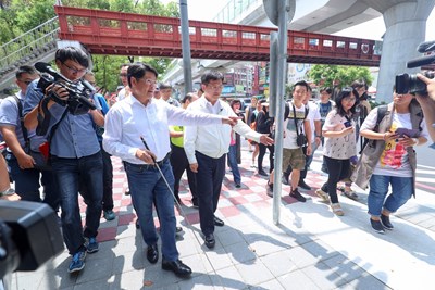 捷運綠線文心路沿線人行道拓寬及路平專案_180613_0007