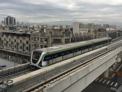 台中捷運綠線自動駕駛電聯車photo(台中市交通局提供)