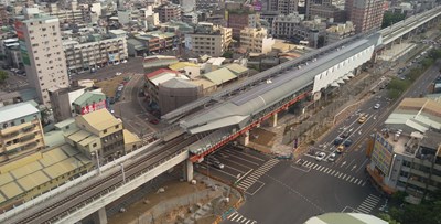 台鐵五權車站(台中市交通局提供)