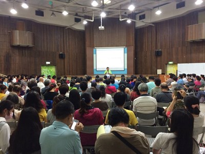 台中花博導覽志工培訓 400志工熱烈參與(1)