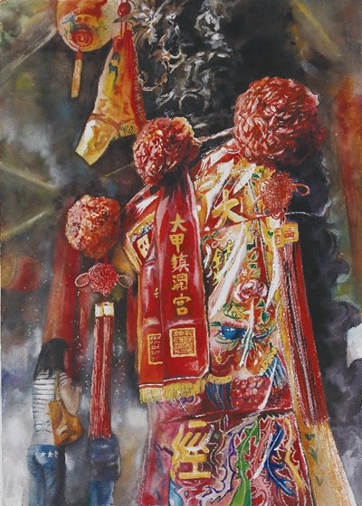 國中組第一名-謝佳文作品〈祈願〉