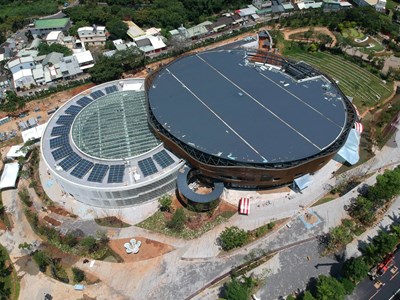 后里園區花舞館空拍圖