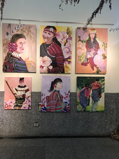 「花現原風」展覽登場 展出原住民花卉藝術品