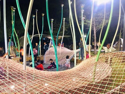 花博三園區超多親子共遊空間,豐原葫蘆墩公園「大地調色盤」成為孩子遊樂園