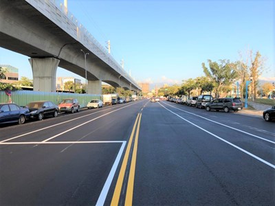 北屯東光路路平完工系列圖片共二張