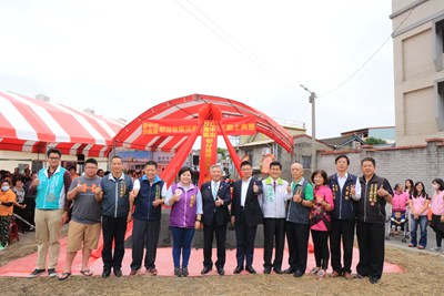 沙鹿犁分社區活動中心動土 明年8月完工