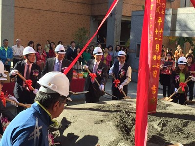 惠文高中國際學舍動土 提升國際交流培養學生視野