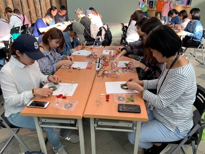 到花博、石虎粉專按讚留言 抽免費押花體驗(示意照片)