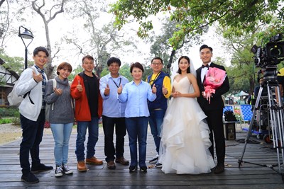 「女力報到」行銷花博之美 盧市長電視劇演出初體驗