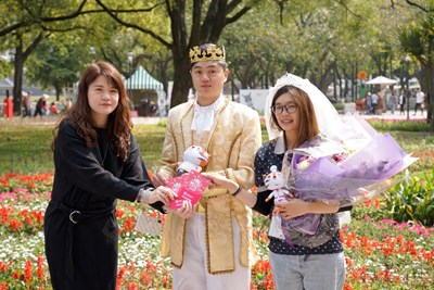 觀旅局長林筱淇現身祝福小倆口