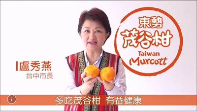 市長盧秀燕介紹東勢茂谷柑