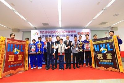高中排球聯賽冠軍團隊及亞洲青少年田徑錦標賽 盧市長表揚績優選手