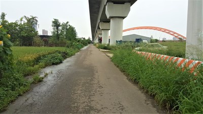 西屯區協和里高鐵橋下道路現況