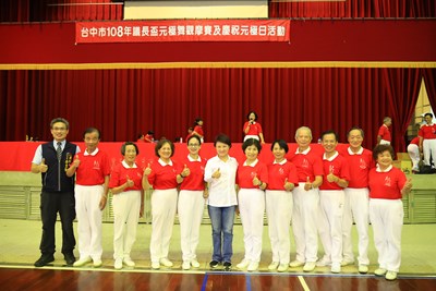 中市議長盃元極舞觀摩賽展開 盧市長:持續打造健康快樂城市