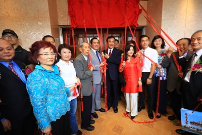 明台高中林獻堂博物館揭牌 , 盧市長說,我們就在歷史現場