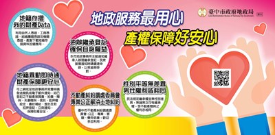 燈片圖樣-地政服務最用心,產權保障好安心