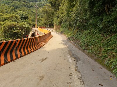 豪雨致潭子湳底巷坍方 中市府完成搶修 今起開放機車通行
