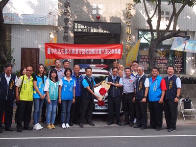 市府補助49%的購車經費共24.5萬元,幫助守望相助隊購置新巡邏汽車